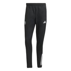 adidas Manchester United Pre Match Tracksuit Bottoms 2025 2026 Mens Black