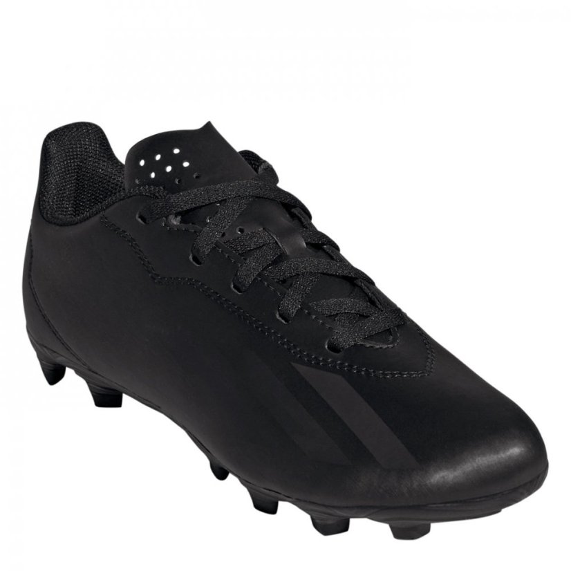 adidas X Crazyfast Club Childrens Flexible Firm Ground Football Boots Black/Black