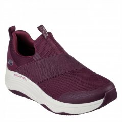 Skechers Relaxed Fit: D'Lux Fitness - Smooth Energy Plum Mesh/Trim