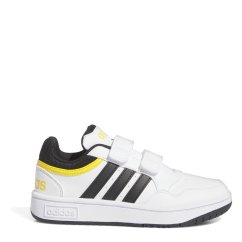 adidas Hoops Lifestyle Basketball Hook-and-Loop Shoes White/Black