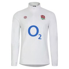 Umbro England Rugby Warm Up Layer Top 2023 Juniors Brill Wh/Blue