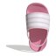 adidas Adilette Estrap Slides Infants Pink/White