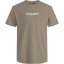 Jack and Jones Corp 5-Pack Short Sleeve pánské tričko White/Grey/Brown/Khaki/Navy
