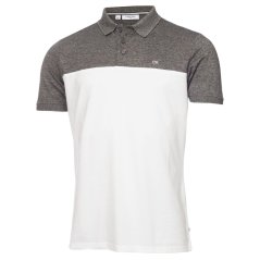 Calvin Klein Golf Block Polo Shirt Cha-Wht