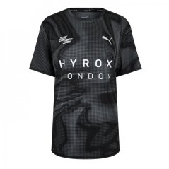 Puma Hyrox Short Sleeve Performance pánské tričko Ldn/Black