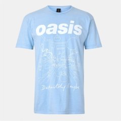 Official Oasis dámske tričko Blu Illustratin