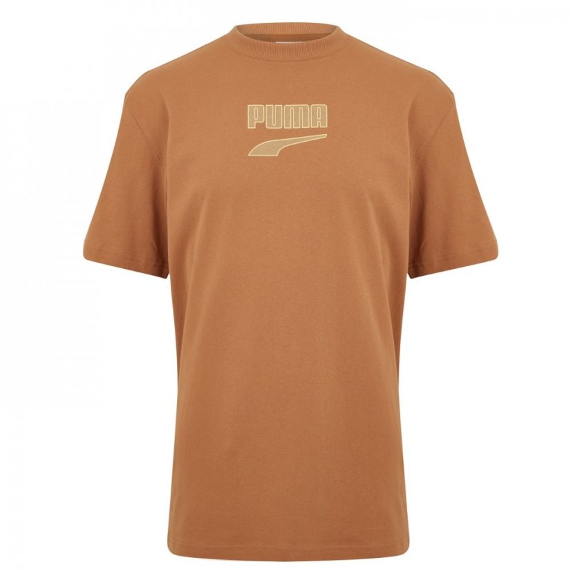 Puma DT Logo T Shirt Desert Tan