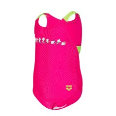 Arena Girls Swim Pro Back Swimsuit Freak Rose