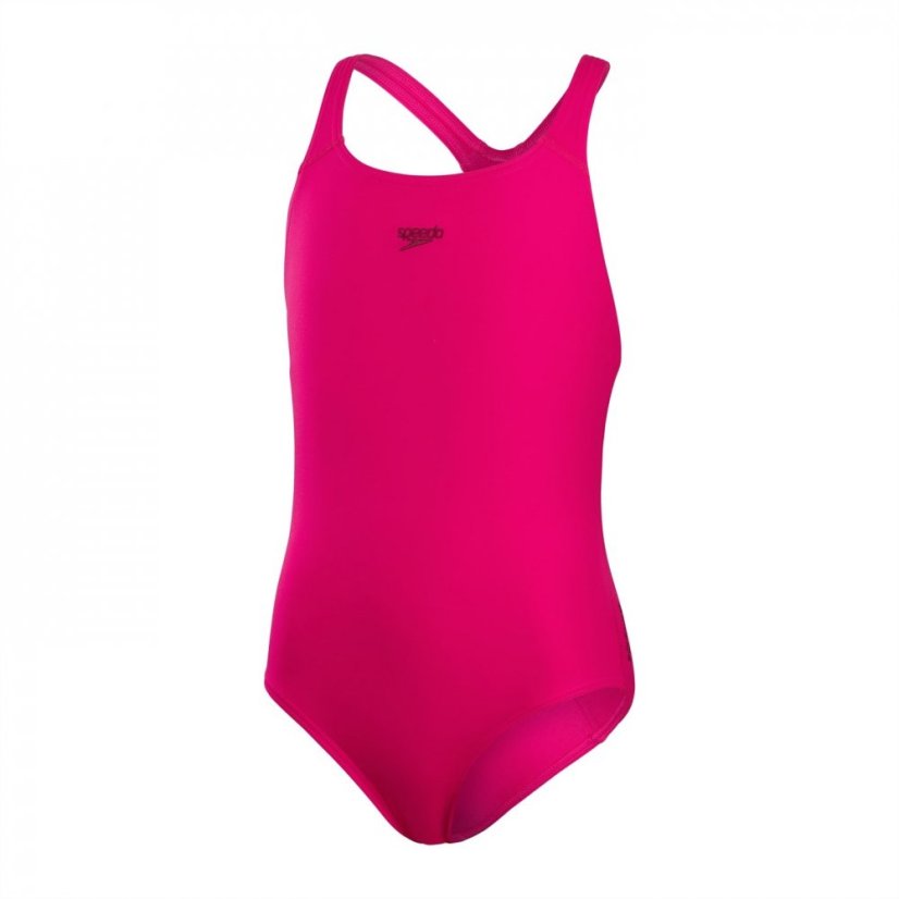 Speedo Girls Endurance Plus Medalist  Swimsuit Electric Pink