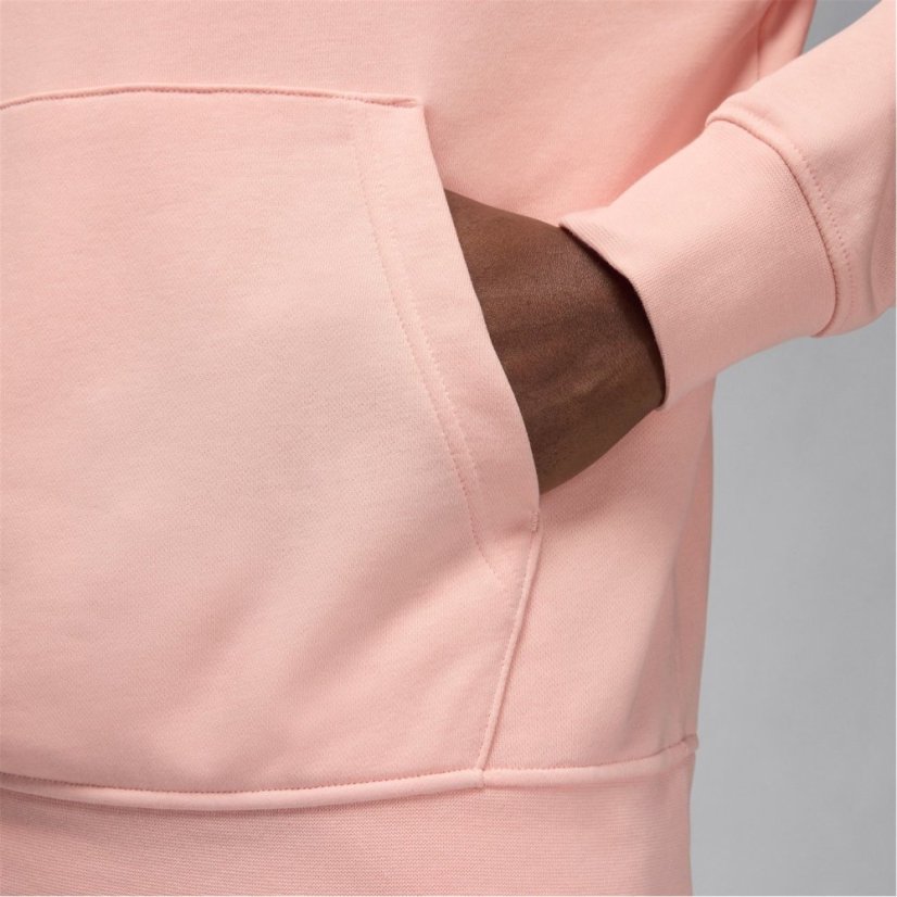 Air Jordan Essential Men's Fleece Pullover Hoodie Pink/White