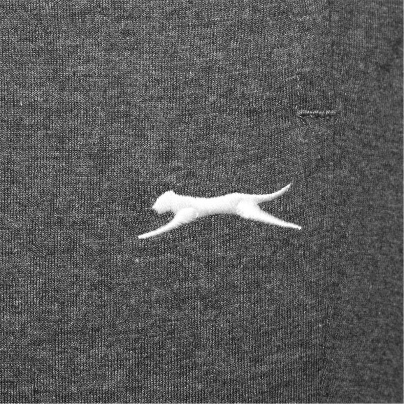 Slazenger Jersey Jogging Bottoms Mens Charcoal Marl