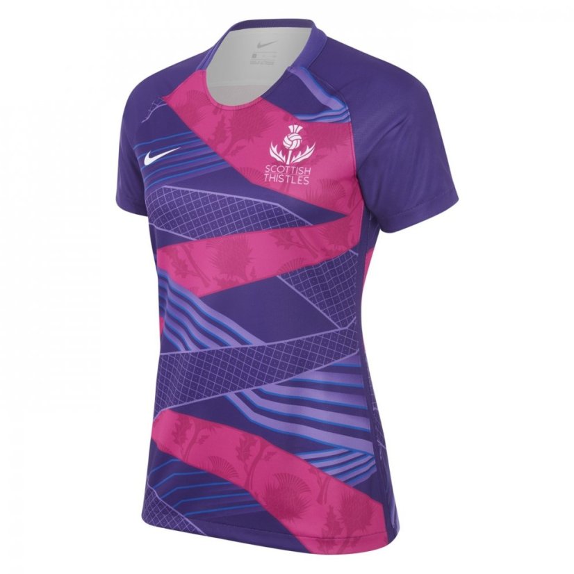 Nike Scottish Thistles Netball Home Jersey Purple