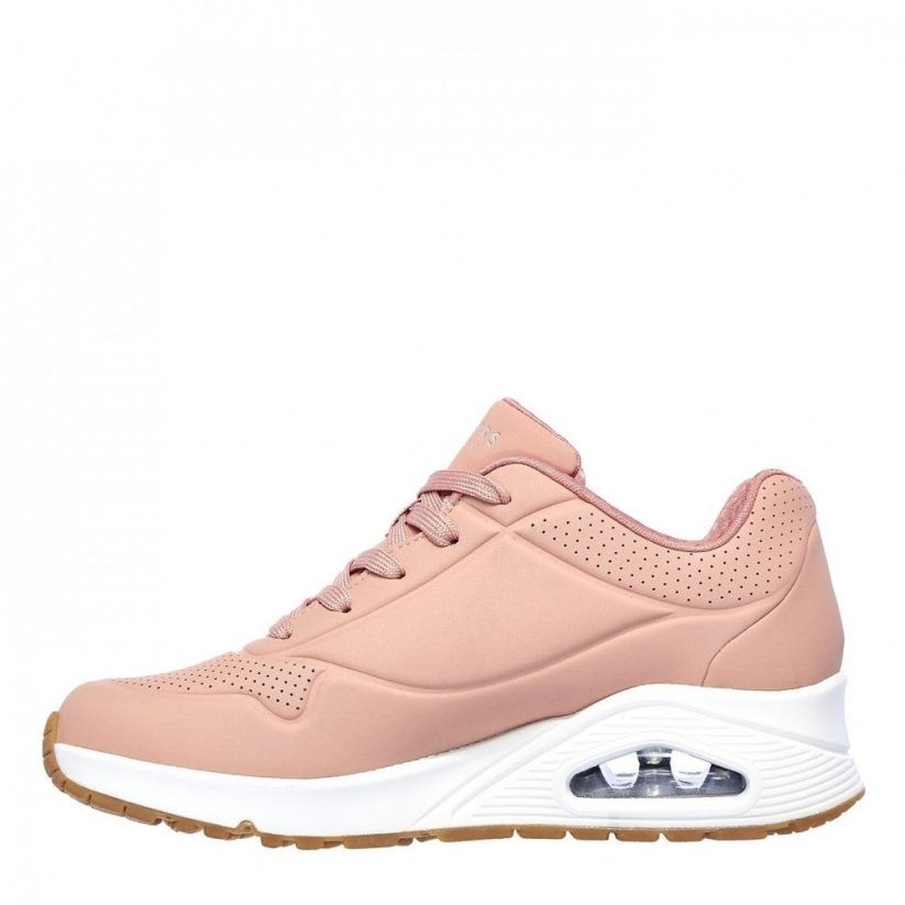 Skechers UNO Stand On Air Trainers Womens Rose