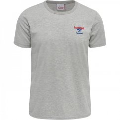 Hummel Dayton Crewneck T-Shirt Unisex Adults Grey Melange