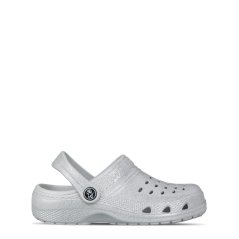 Hot Tuna Cloggs Childrens Silver Glitter