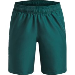 Under Armour UA Tech™ Woven Wordmark Shorts Boys' Green/White