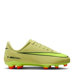 Nike Mercurial Vapor 16 Club Juniors Firm Ground Football Boots Volt/Crimson