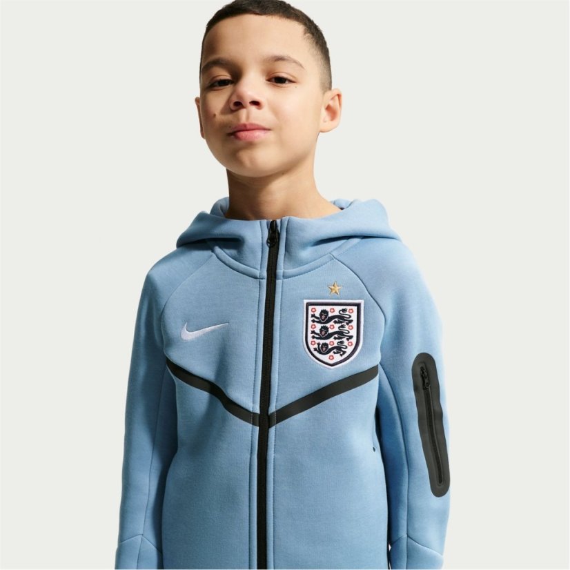 Nike Kids' England International Licensed Tracksuit Top Blue/White