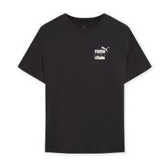 Puma 2 Col Logo Tee Black Back