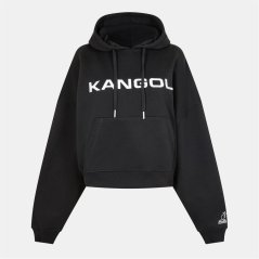 Kangol Women's Wordmark Zip Hoodie Black