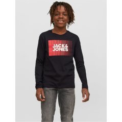 Jack and Jones Long Sleeve T-Shirt Infants Black