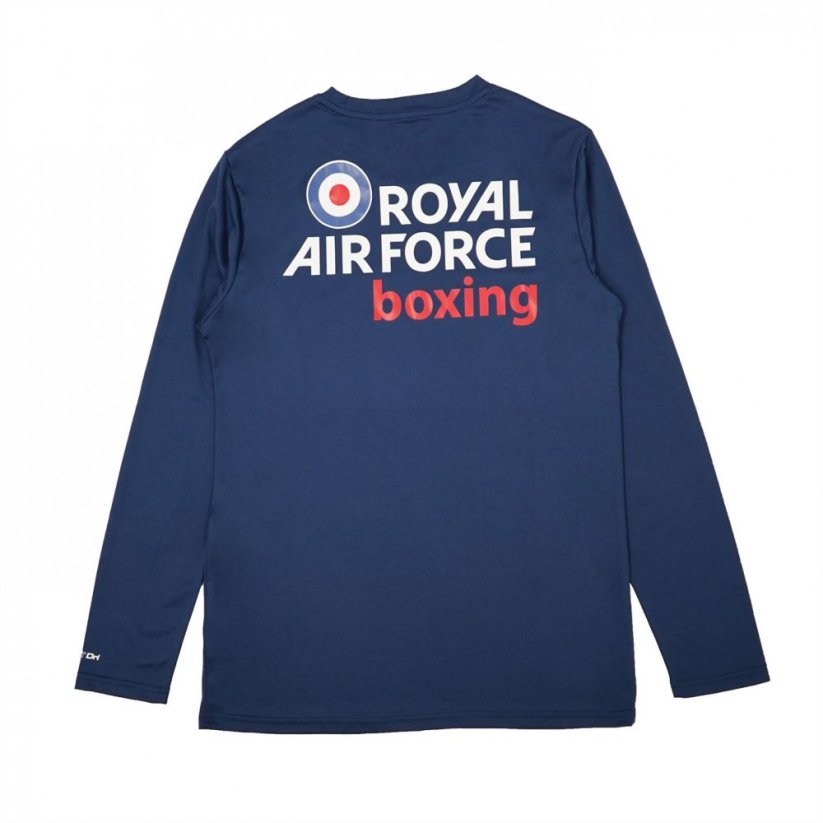 Lonsdale RAF Fight Dri Sweatshirt Mens Navy