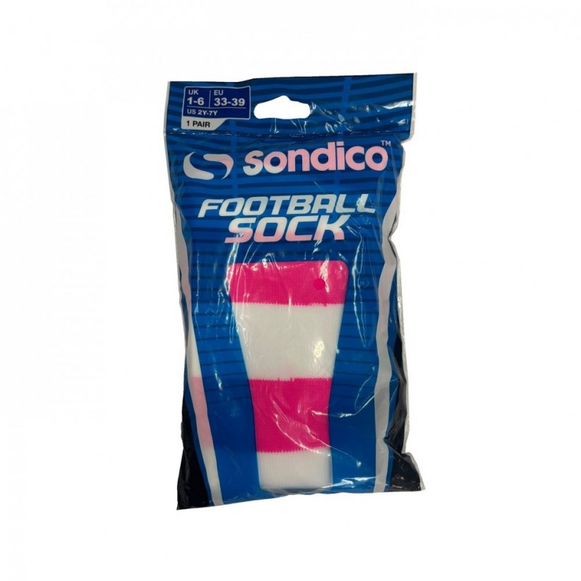 Sondico Football Socks Mens Pink/White