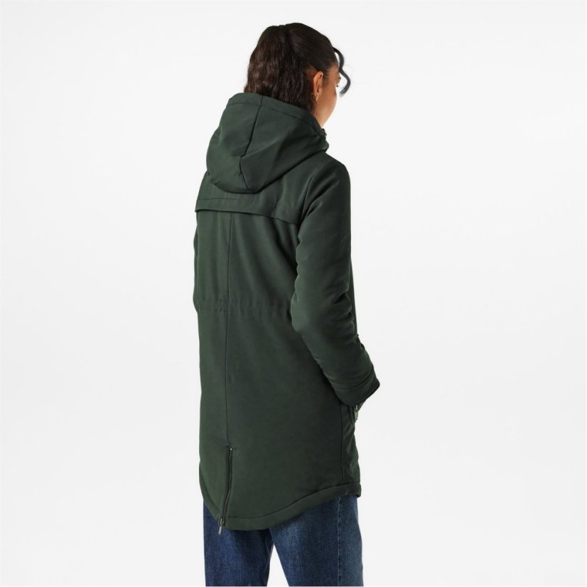 Only Women's Hooded Long Weather-Resistant Parka Peat