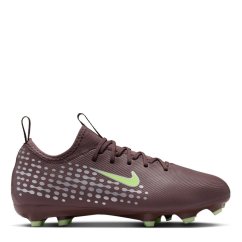 Nike Zoom Mercurial Vapor 16 Juniors Firm Ground Football Boots Plum/Silver