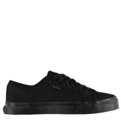 SoulCal Sunrise Junior Canvas Shoes Black/Black