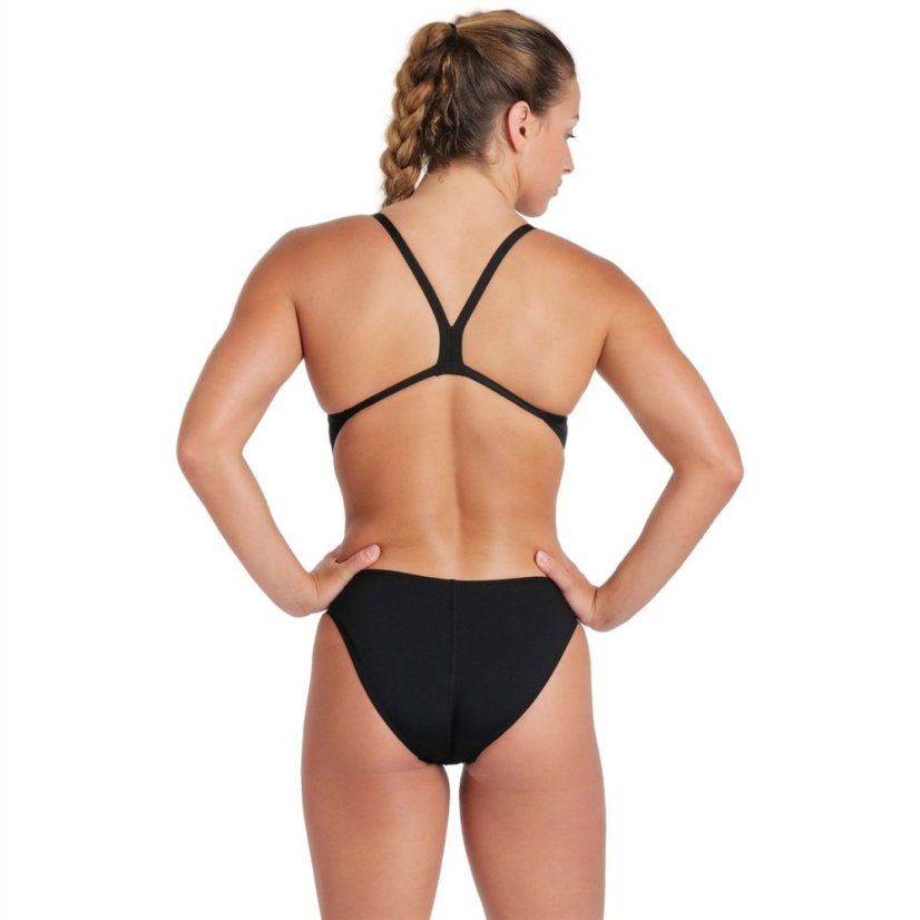 Arena Arena Team Swim Challenge Solid Womens Black White