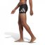 adidas Branded Swim Boxers Mens Black/White