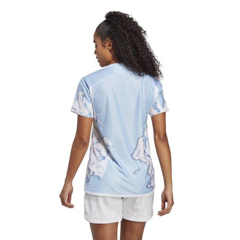 adidas Belgium Authentic Away Shirt 2023 Womens Blue