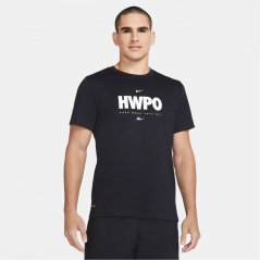Nike HWPO Training T Shirt Mens Black