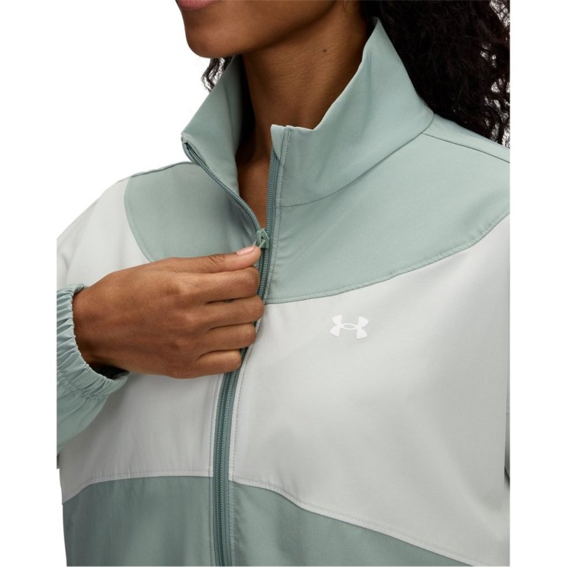 Under Armour Women's Rival Rain Anorak Si Grn/Hd Grn