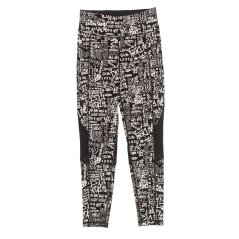 DKNY High Waisted Graffiti Leggings Ladies Black