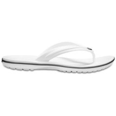 Crocs Women's Cband Flip Flops White