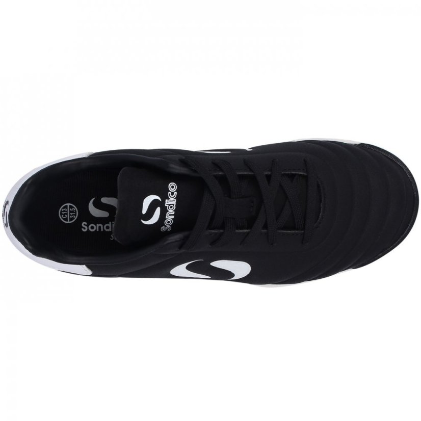 Sondico Strike Indoor Football Trainers Childrens Black/White