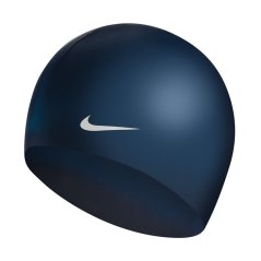 Nike Solid Silicone Swimming Cap Adults Midnight Navy