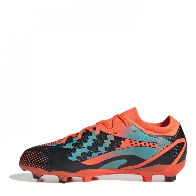 adidas X Speedflow. 3 Childrens FG Football Boots Orange/Mint