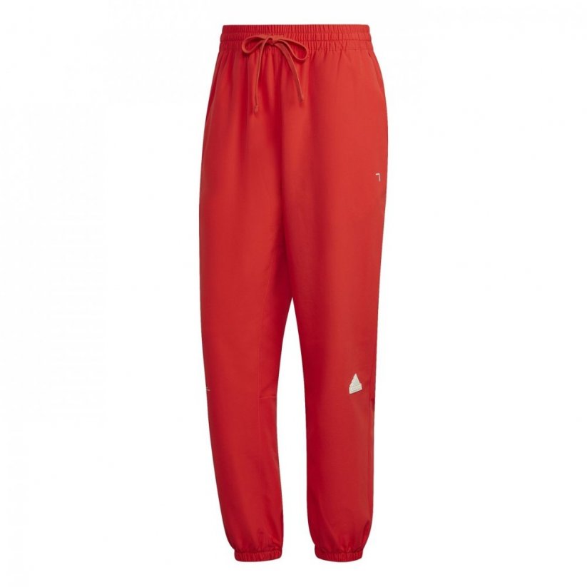 adidas Woven Tracksuit Bottoms Bright Red