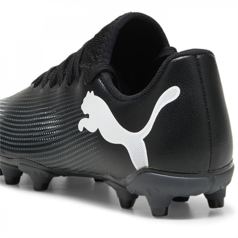 Puma Future 7 Play Firm Ground Football Boots Black/White