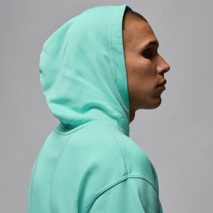 Air Jordan Essential Men's Fleece Pullover Hoodie Emerald/White