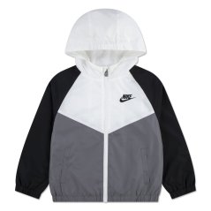 Nike Unisex Kids' Windbreaker Blck/Wht/Grey