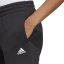 adidas Essentials Fleece Logo Joggers Womens Black/White