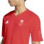 adidas Team GB Football Shirt Adults Bright Red