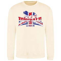 Lonsdale Printed Logo Sweat Vanilla 1