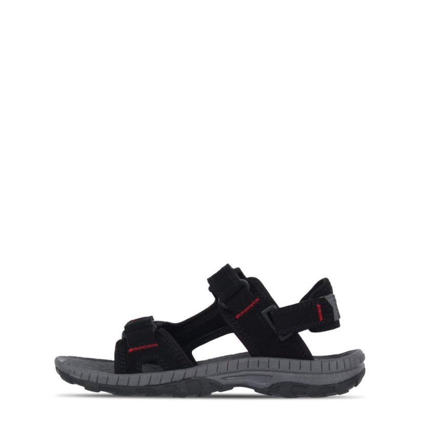 Karrimor Antibes Walking Sandals Childrens Black/Red/Char