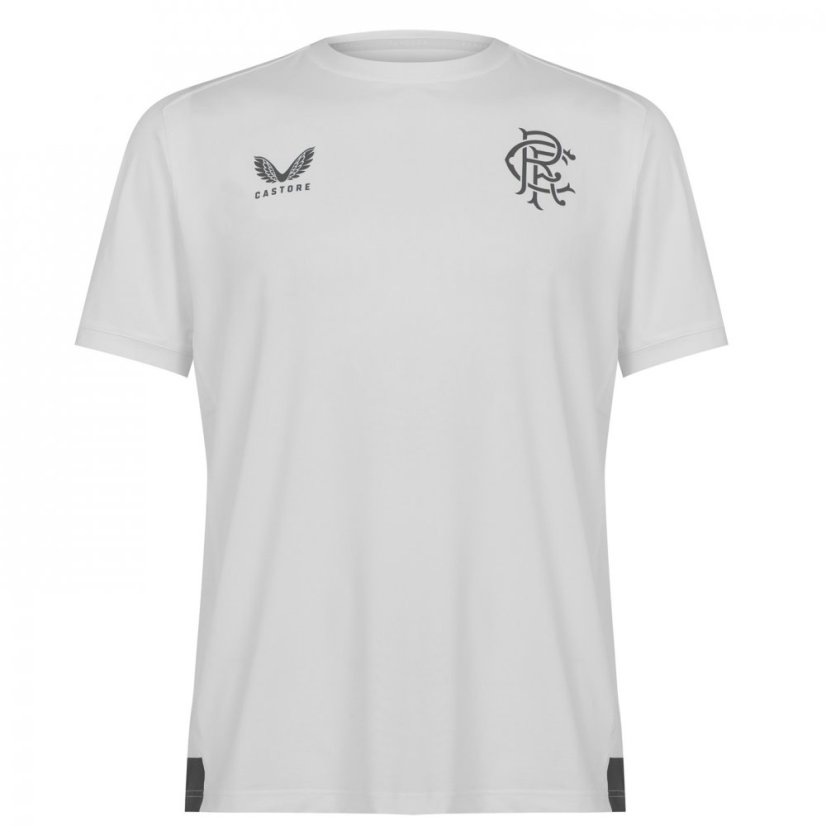 Castore Rangers FC Travel T-Shirt Mens White