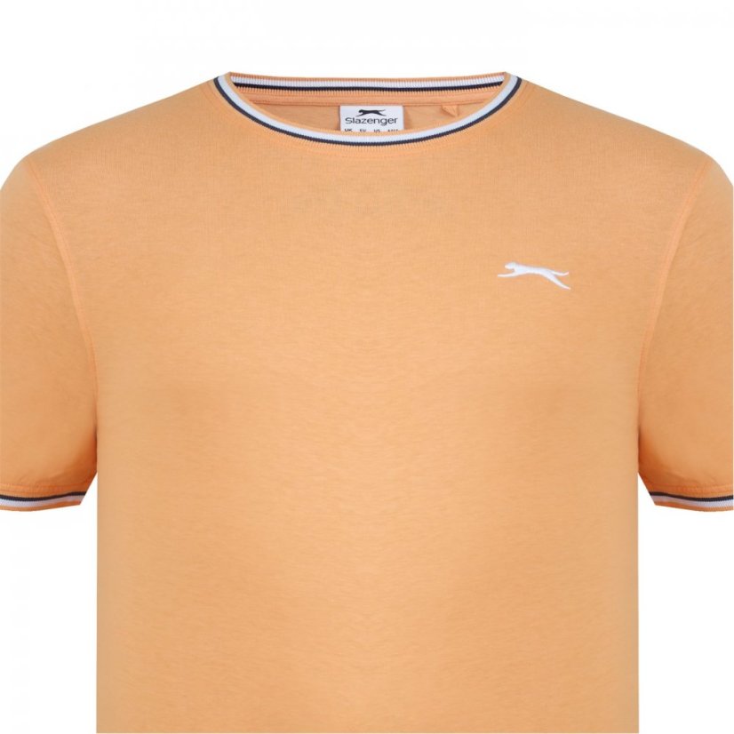 Slazenger Tipped T Shirt Mens Sweet Mandr